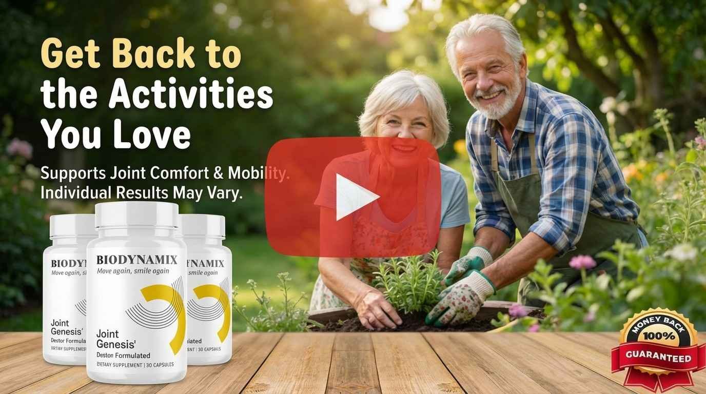 Joint support lifestyle illustration